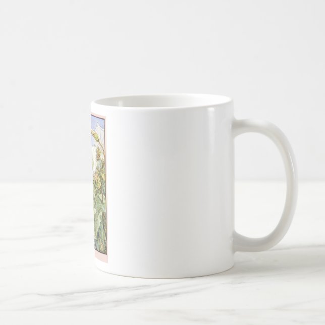 White Bindweed Fairy Kaffeetasse (Rechts)