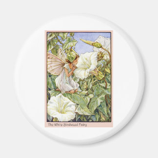 White Bindweed Fairy Magnet