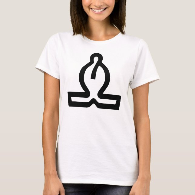 White Bishop T-Shirt (Vorderseite)