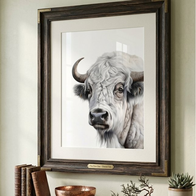 White Bison Buffalo Poster (Von Creator hochgeladen)