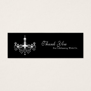 White & Black Chandelier Gevor Tag