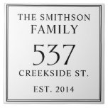 White Black Date Etablierte Address House Plaque Fliese<br><div class="desc">Die elegante und elegante,  schwarz-weiß-weiß-helle Adressplatte mit minimalistischem Design,  das Eleganz ausstrahlt. Diese Plakette zeigt nicht nur Ihre Hausnummer,  sondern enthält auch das Datum der Einrichtung,  indem Sie Ihrer Zuhause eine persönliche Touch hinzufügen. Mit diesem stilvollen und zeitlosen Werk heben Sie das Äußere Ihres Wohnsitzes auf.</div>