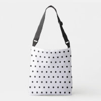 White Black Polka Dots