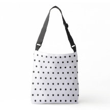 White Black Polka Dots