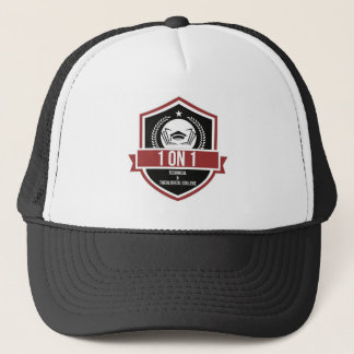 White/Black Trucker Style 1 auf 1 TNTC Hat Truckerkappe