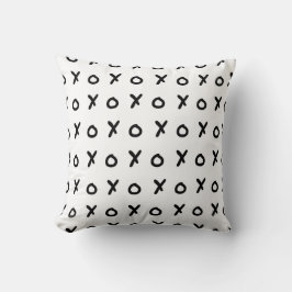 White & Black X O XO X&O's Trendy Niedlich Kissen