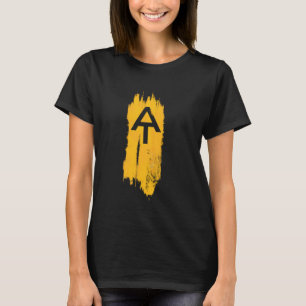 White Blaze Appalachian Trail bei Minimalistischem T-Shirt
