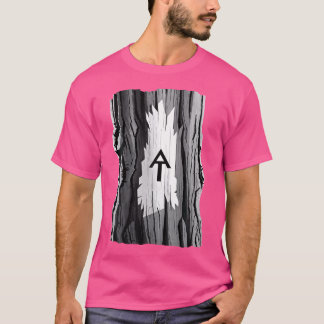 White Blaze Appalachian Trail Minimalistisches Wan T-Shirt