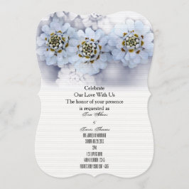 White Blossoms Party Familienfreunde Hochzeitsgäst Einladung