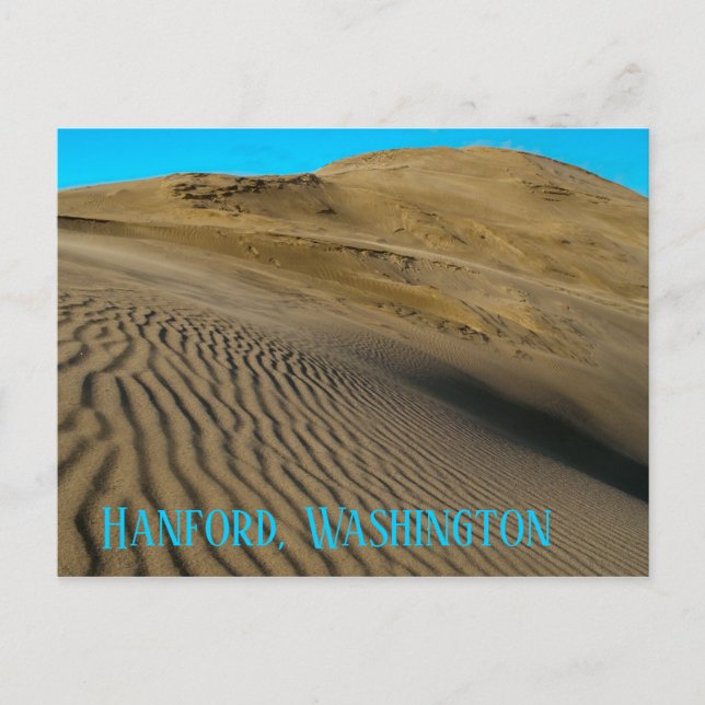 White Bluffs Dunes Hanford Washington USA Postkarte (Vorderseite)