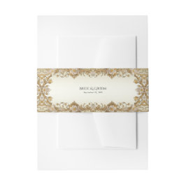 White Blume Decorative Gold Bly Band