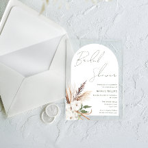 White Boho Arch Floral Brautparty