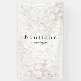 White Bokeh Banner