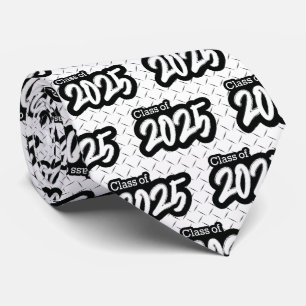 White Bold Brush Classe de Cravate 2025