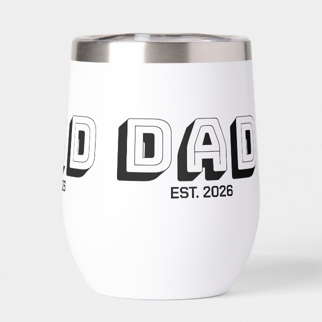 White Bold Varsity Established Dad (Arrière)