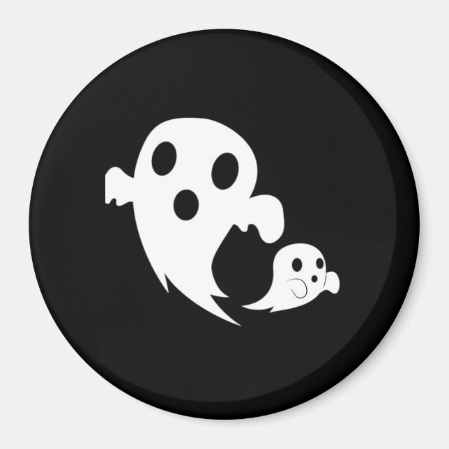 White Boo Magnet (Vorne)