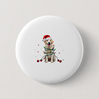 White Boxer Dog Ugly Christmas Sweater Funny Xmas  Button