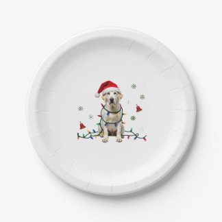 White Boxer Dog Ugly Christmas Sweater Funny Xmas  Pappteller