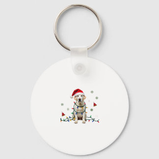 White Boxer Dog Ugly Christmas Sweater Funny Xmas  Schlüsselanhänger
