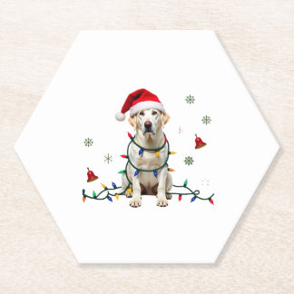 White Boxer Dog Ugly Christmas Sweater Funny Xmas  Untersetzer