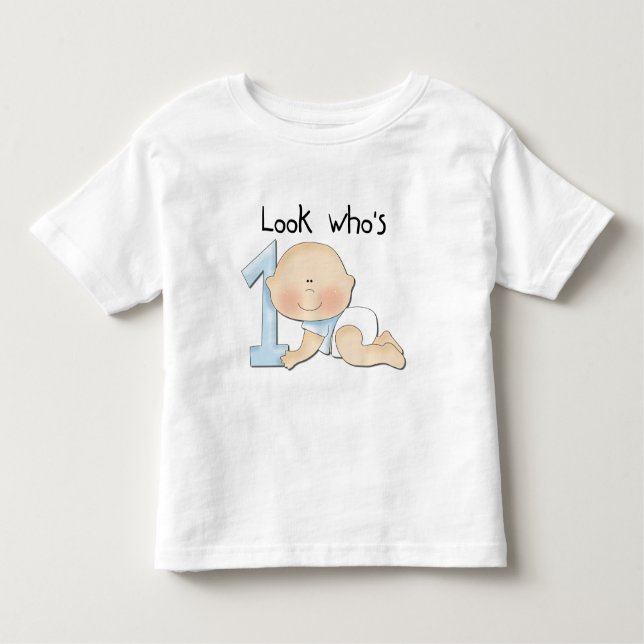 White Boy 1st Birthday Tshirts et cadeaux (Devant)