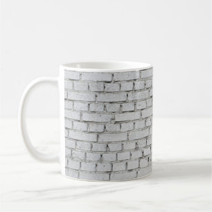 WHITE BRICK WALL KAFFEETASSE
