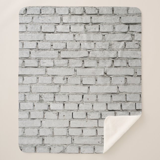 WHITE BRICK WALL SHERPADECKE (Vorderseite)