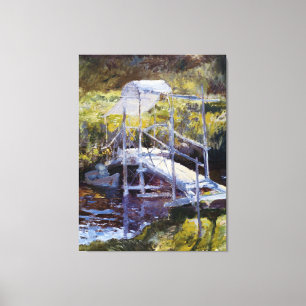White Bridge von John Twachtman Leinwanddruck