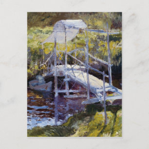White Bridge von John Twachtman Postkarte