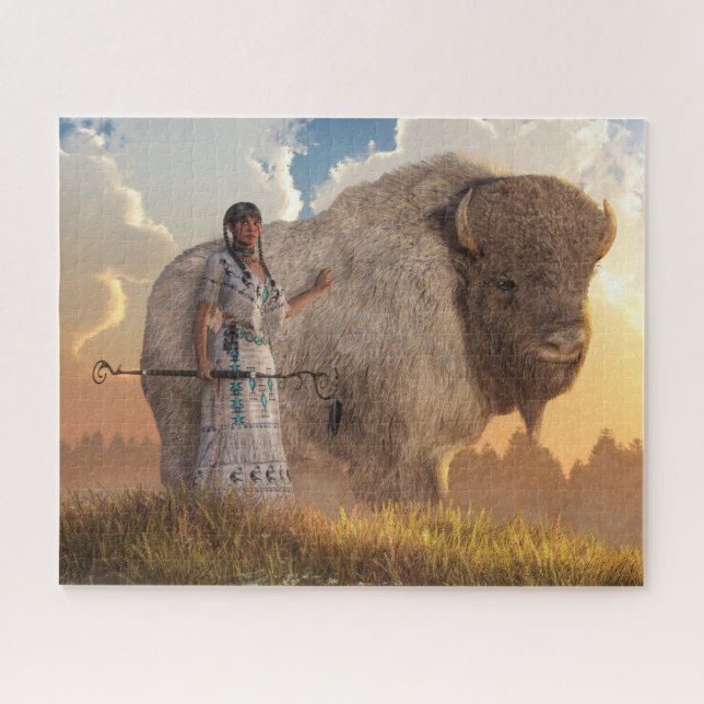 White Buffalo Calf Frau (Horizontal)