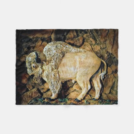 "White Buffalo" original art Fleecedecke