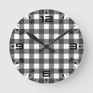 White Buffalo Runde Wanduhr