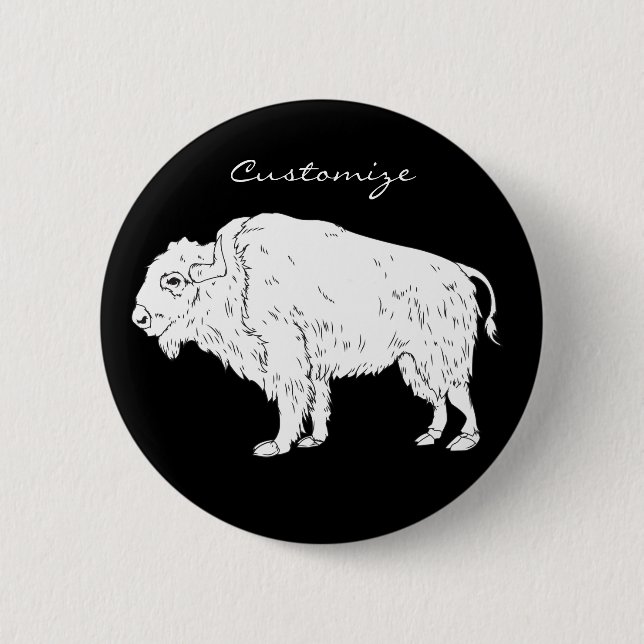 White Buffalo Thunder_Cove Button (Vorderseite)