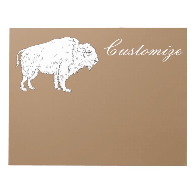 White Buffalo Thunder_Cove Notizblock (Vorderseite)