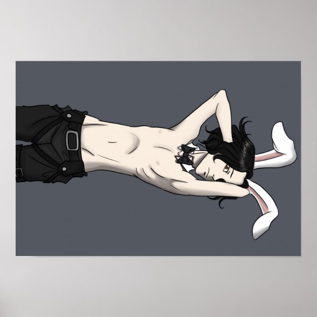 White Bunny Poster (Vorne)