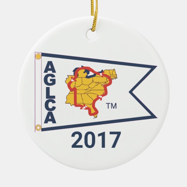 White Burgee (2017) Keramik Ornament (Vorne)