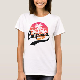 White California Retro Sunset Women's T - Shirt