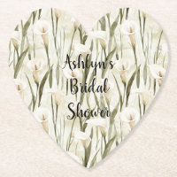 White Calla Lily Floral Brautparty