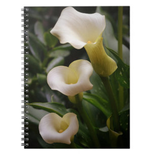 White Calla Lily Garden Journal-Notebook Notizblock