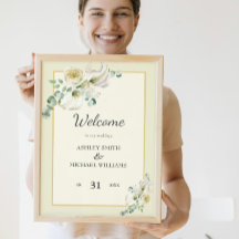 White Calla Lily und Grüne Eukalyptus Wedding