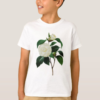White Camellias von Pierre-Joseph Redoute T-Shirt