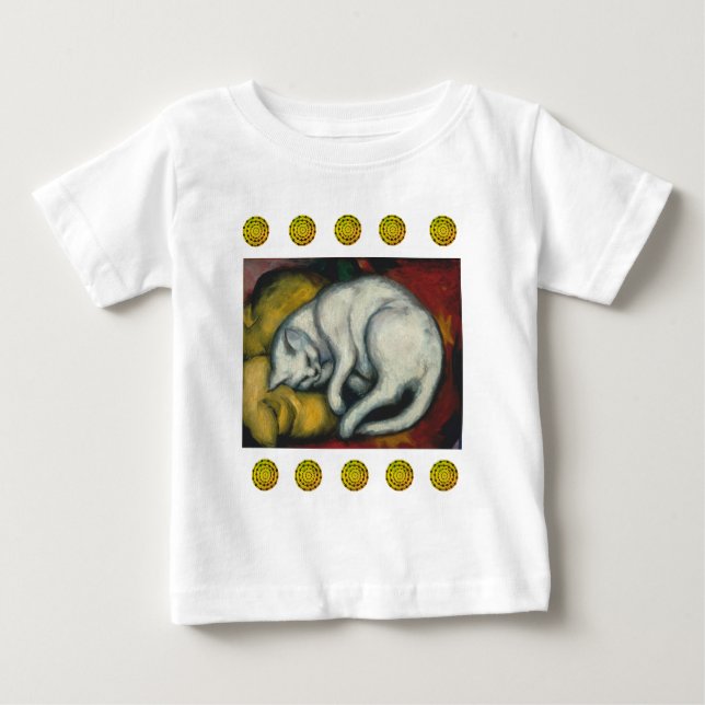 White Cat, Franz Marc Baby T-shirt (Vorderseite)