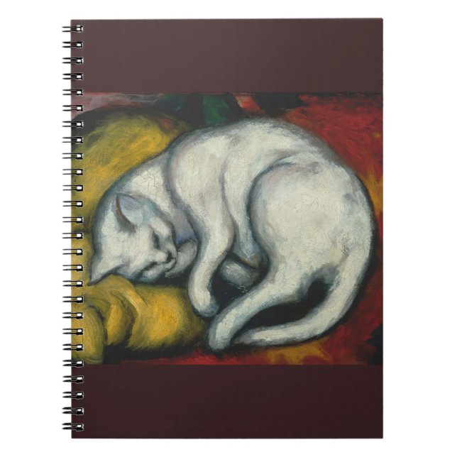 White Cat, Franz Marc Notizblock (Vorderseite)