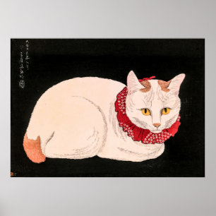 White Cat - Takahashi Shotei Poster