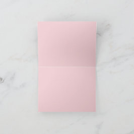White Cats Pink Roses Floral Flat Thank You Card Dankeskarte