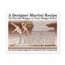 White Chocolate Cheesecake Martini Rezept Card