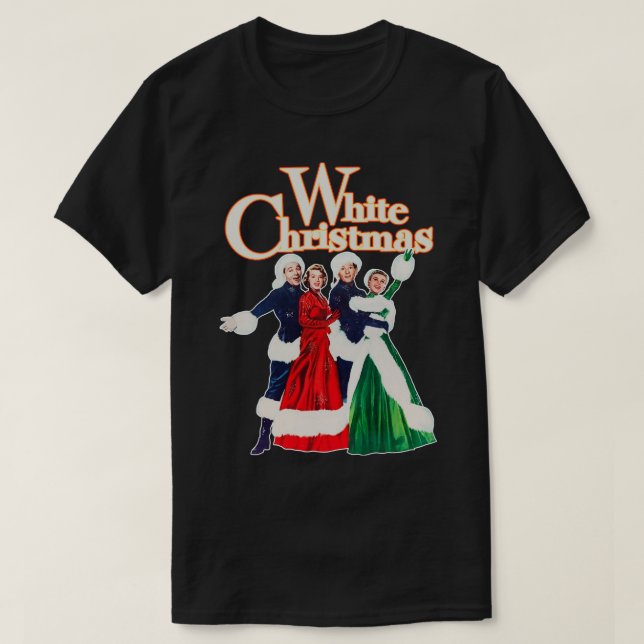 White Christmas 1954 Holiday Classic Movie T-Shirt (Design vorne)