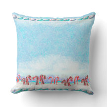 White Christmas Candy Cane Forest