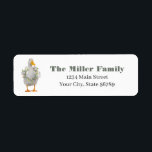 White Christmas Duck<br><div class="desc">Eine niedliche weiße Weihnachtsente-Ente mit einem roten und grünen Kranz.</div>