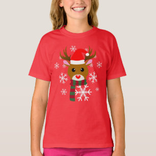 White Christmas Rudolph, der Rotnasen-Rentier T-Shirt